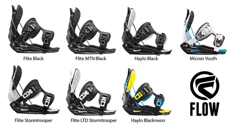 Flow 2014 Flite-series snowboard bindings - Image 1