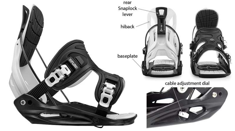 Flow 2014 Flite-series snowboard bindings - Image 3