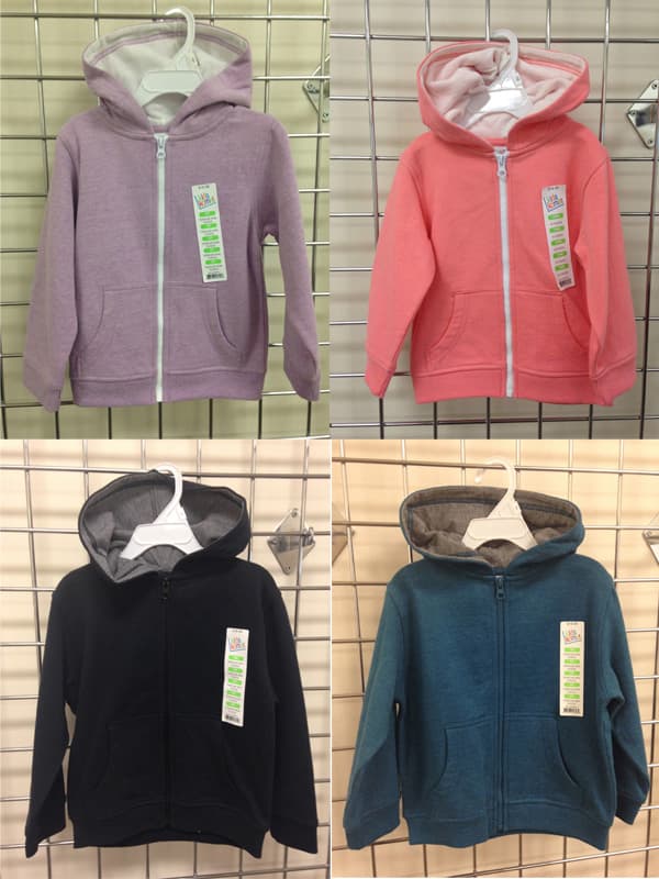 Children's zipper hooded sweatshirts - Image 1