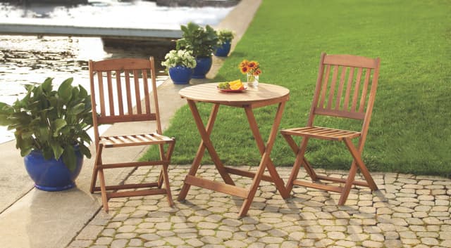 Outdoor Wood Bistro Sets - Image 2