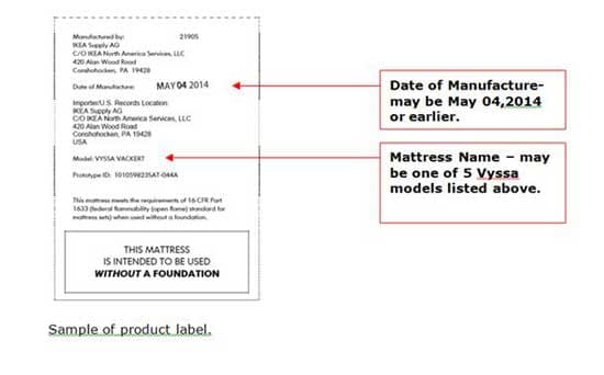 SULTAN and VYSSA crib mattress - Image 4