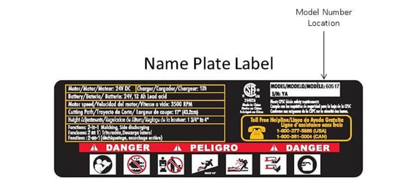 Cordless 17-inch electric lawn mower - Image 2