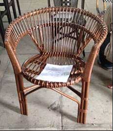 Rattan Arm Chairs - Image 1