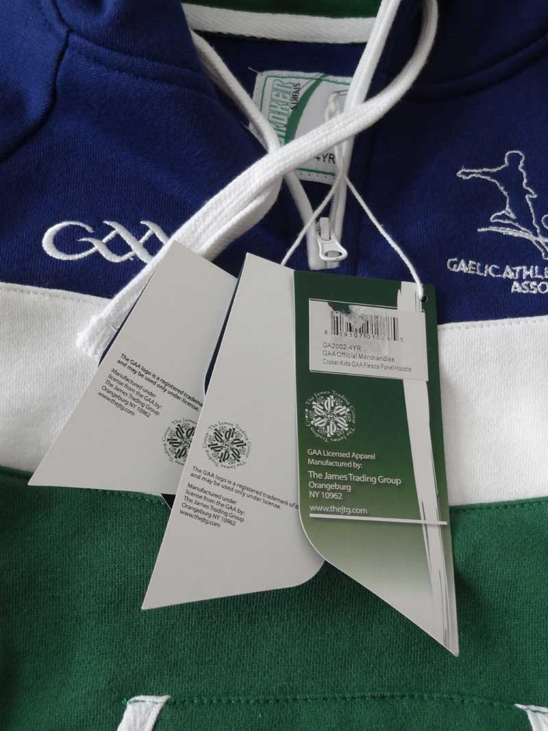 Kids GAA Fleece Panel Hoodie - Image 3