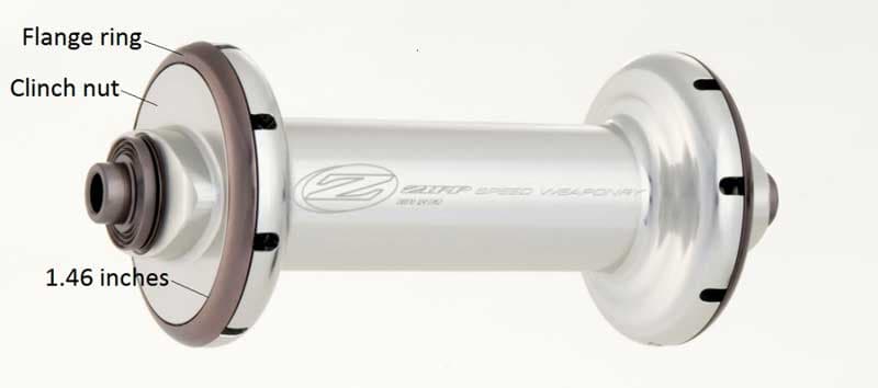 Zipp 88 aluminum front hubs - Image 1