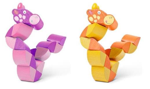 Wooden Toy Blocks and Giraffes - Image 2