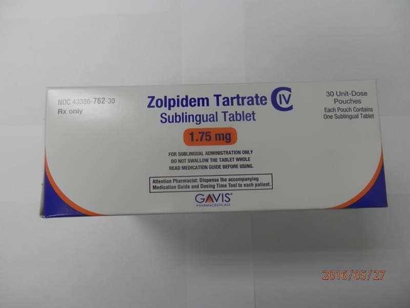 Zolpidem Tartrate Sublingual tablets - Image 1