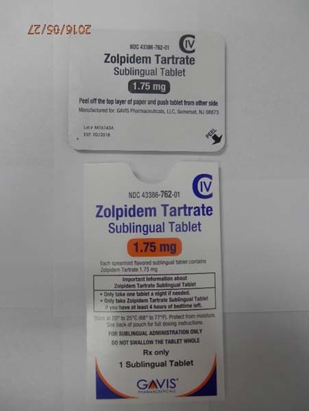 Zolpidem Tartrate Sublingual tablets - Image 2