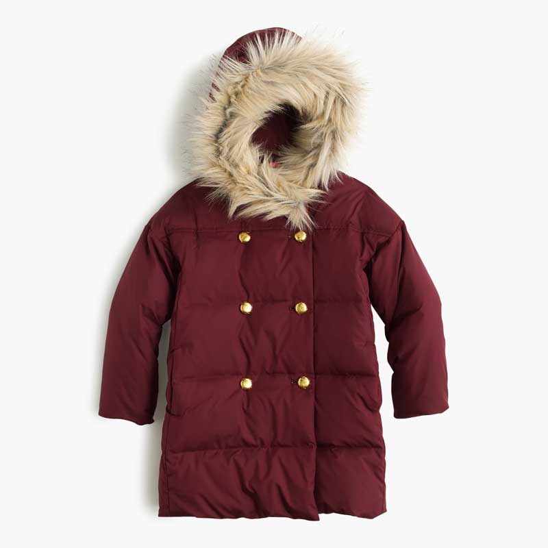 Girls' Crewcuts puffer coats - Image 1