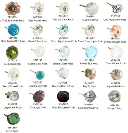 Glass knobs - Image 1