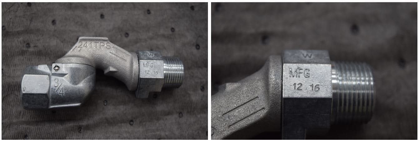 Gas station hose swivel connectors - Image 2