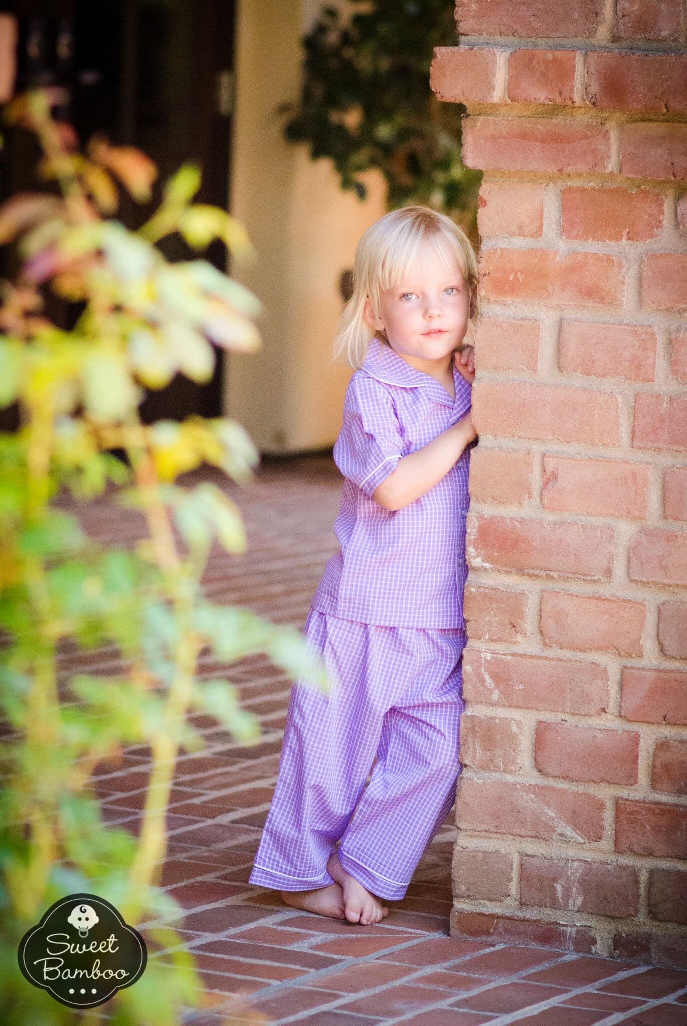 Children's two-piece woven pajama sets - Image 2