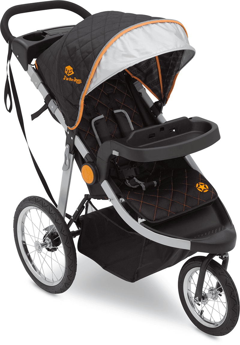 J is for Jeep brand cross-country all-terrain jogging strollers - Image 1