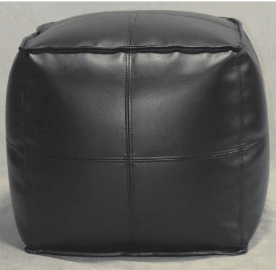 Room Essentials leather pouf ottoman - Image 1