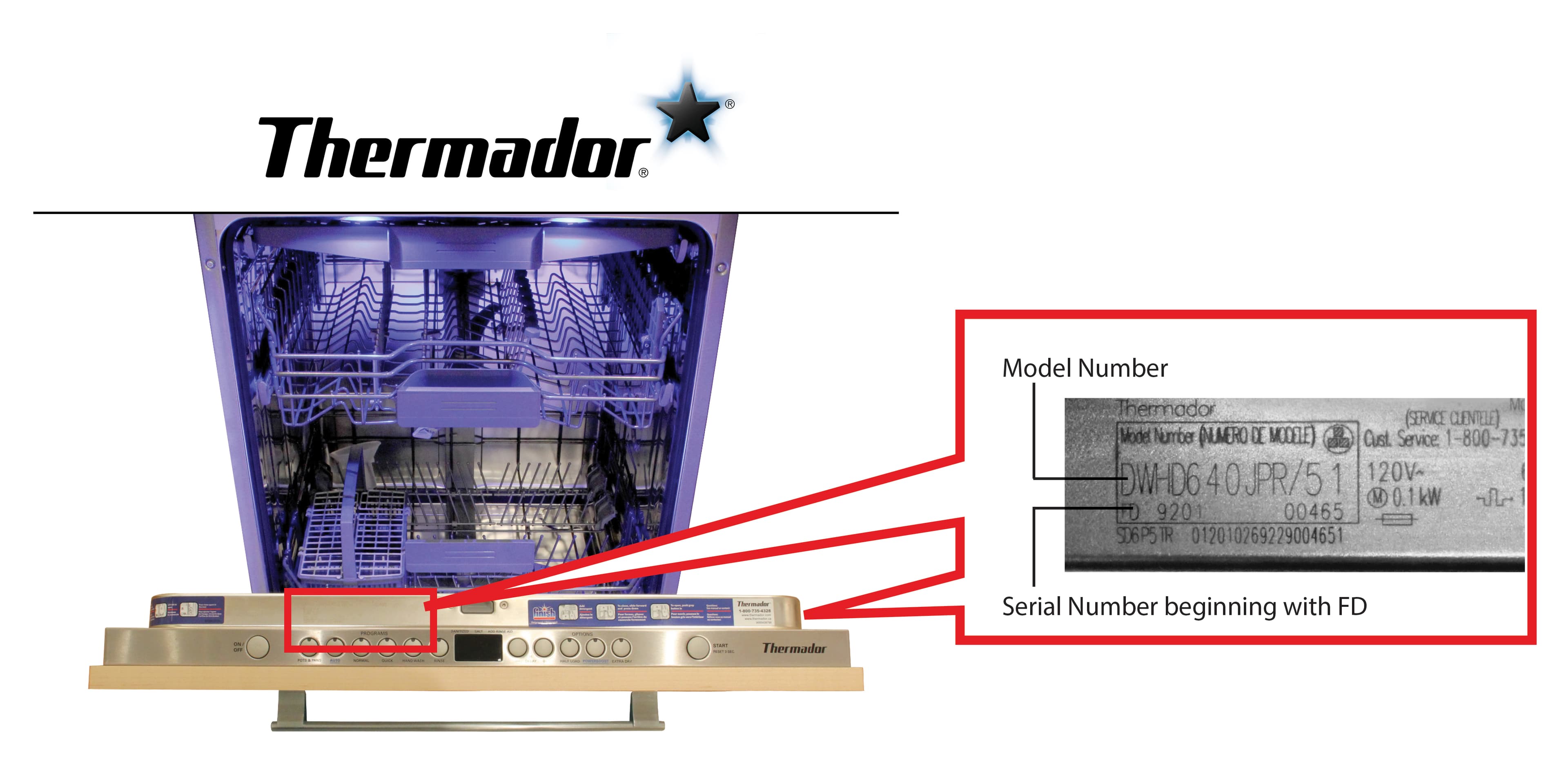 Bosch, Gaggenau, Jenn-Air and Thermador brand dishwashers - Image 3