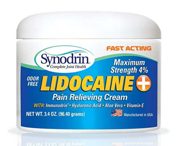 Maximum Strength Synodrin Pain Relieving Cream with Lidocaine - Image 2