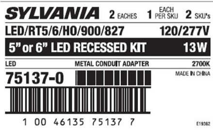 SYLVANIA recessed canister light kits - Image 3