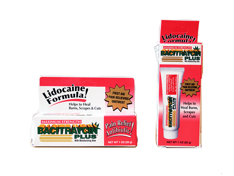 Maximum Strength Bacitraycin Plus Ointment with Lidocaine - Image 1