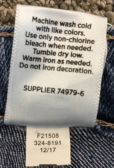 Okie Dokie Denim Patches Shortie shorts - Image 2