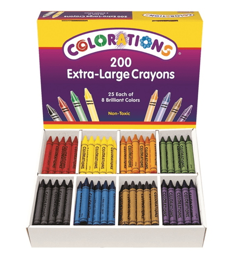 Colorations™ brand extra-large crayons - Image 1