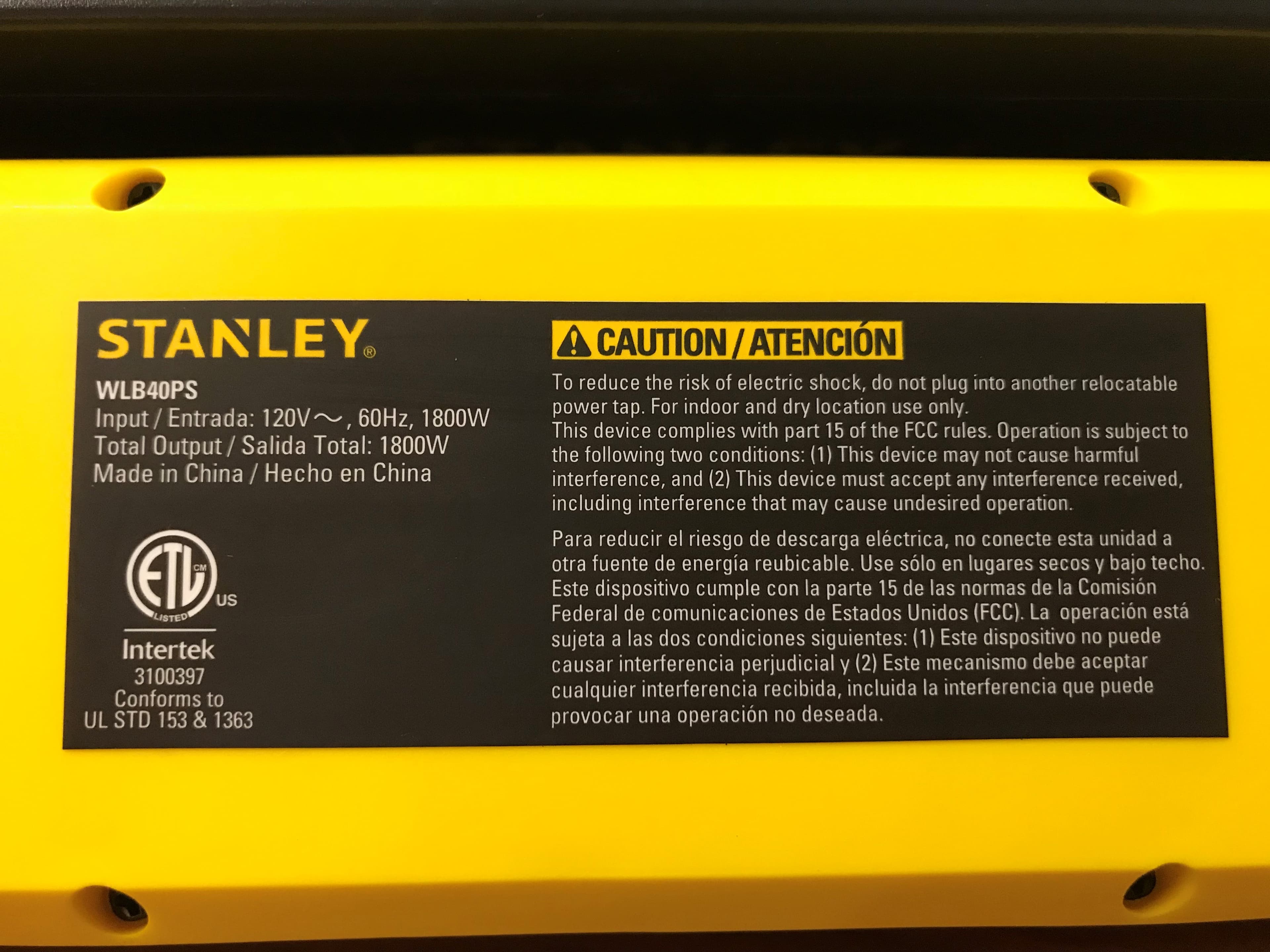 Stanley workbench LED light and power stations - Image 2