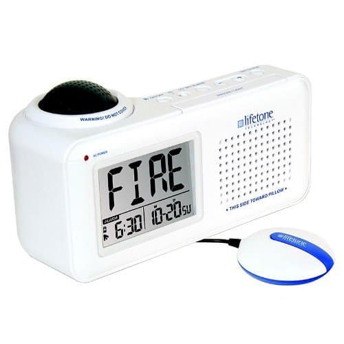 Bedside Fire Alarm and Clock - Image 1