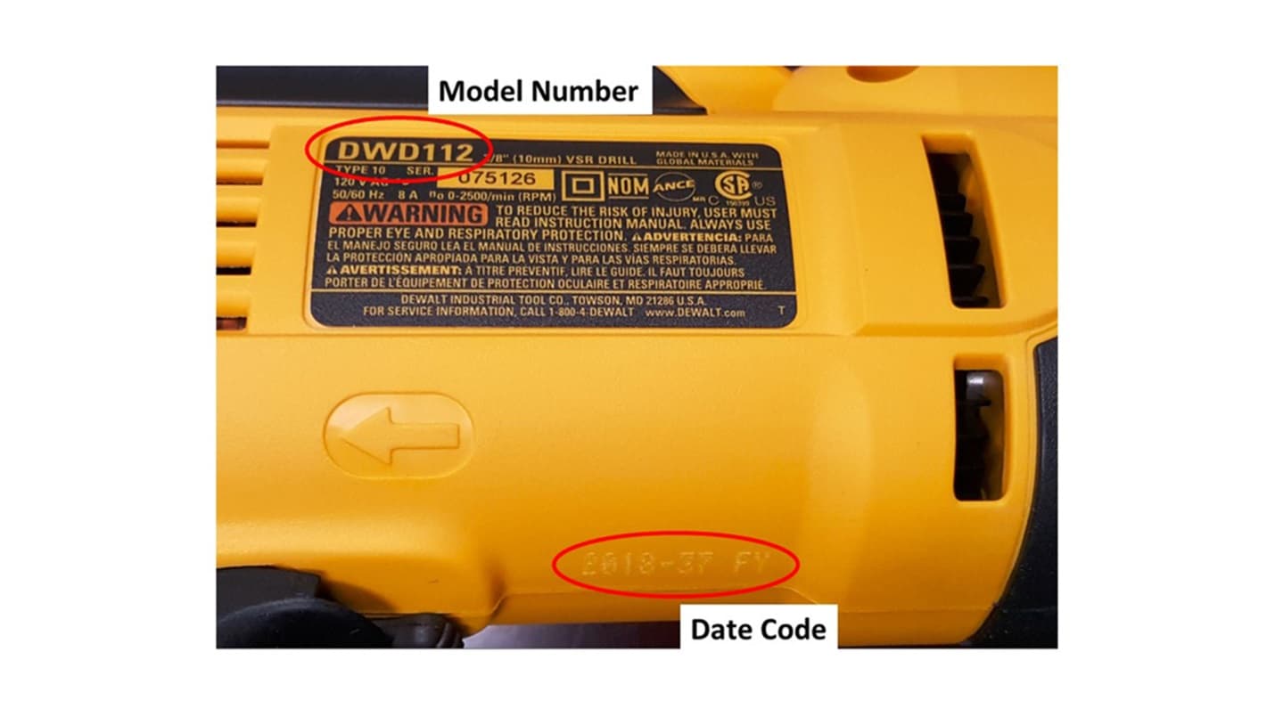 DeWALT DWD110 and DWD112 drills - Image 2