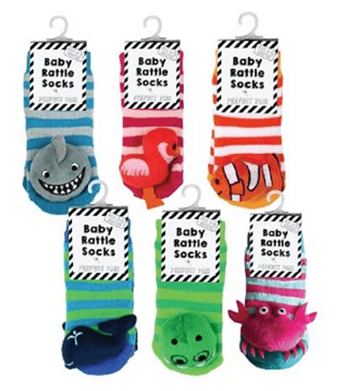 Baby Rattle Socks - Image 2