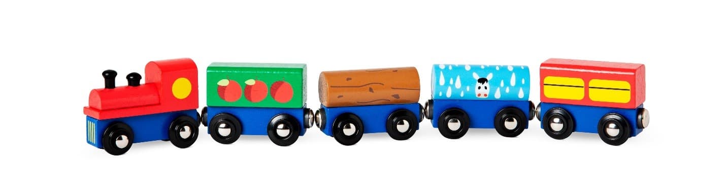 Wooden Train Carts - Image 1