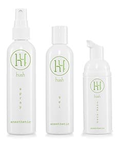 Hush gels, sprays and Hush foam soaps - Image 1