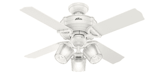Hunter Brunswick three and four light ceiling fans - Image 1