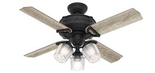 Hunter Brunswick three and four light ceiling fans - Image 2