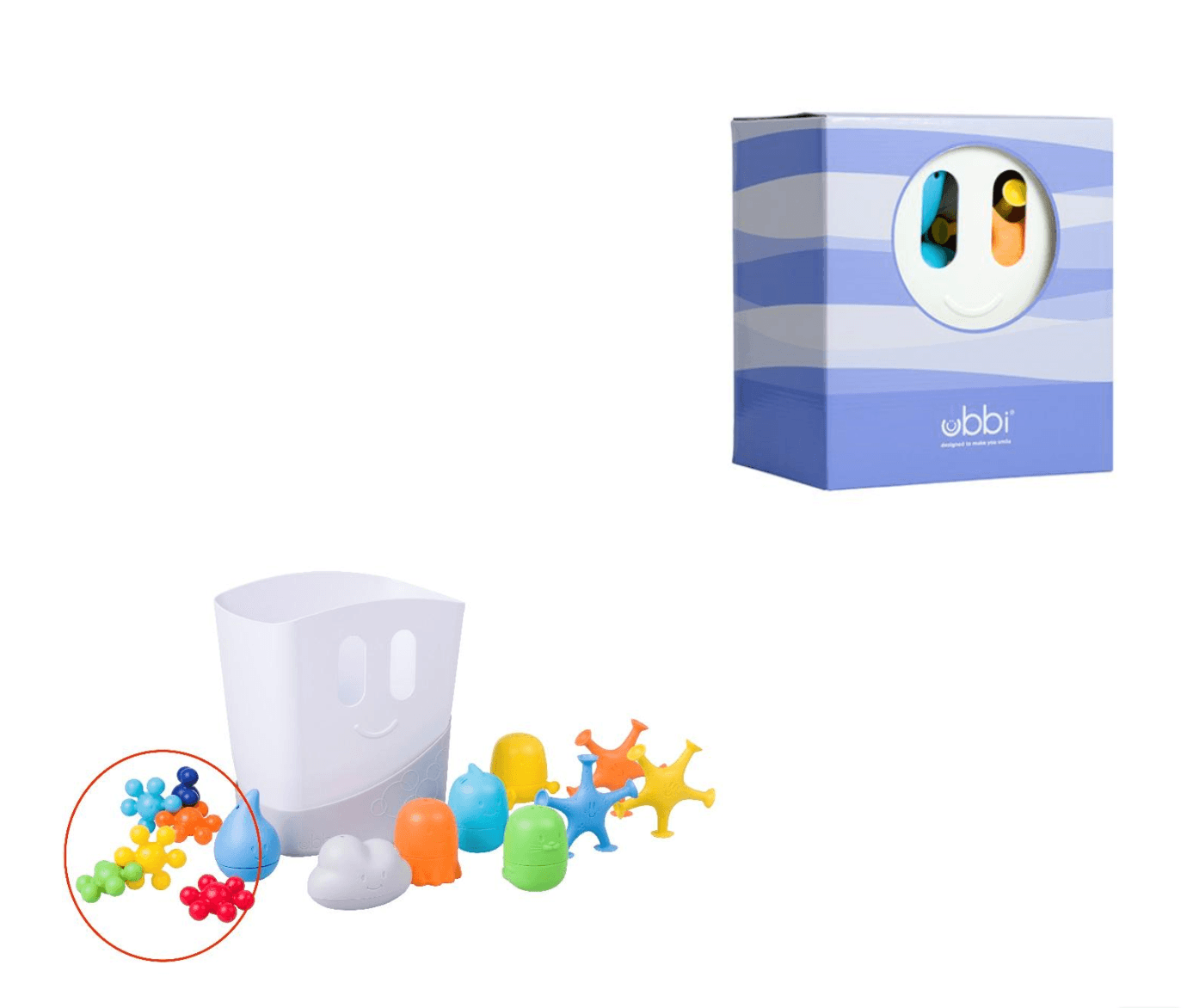 Ubbi Connecting Bath Toys - Image 2