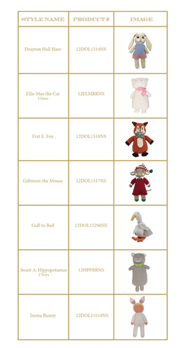 The Beaufort Bonnet Company Handmade Knit Dolls - Image 1