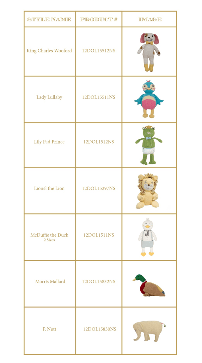 The Beaufort Bonnet Company Handmade Knit Dolls - Image 2