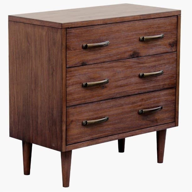 Mid-Century three-drawer chests - Image 1