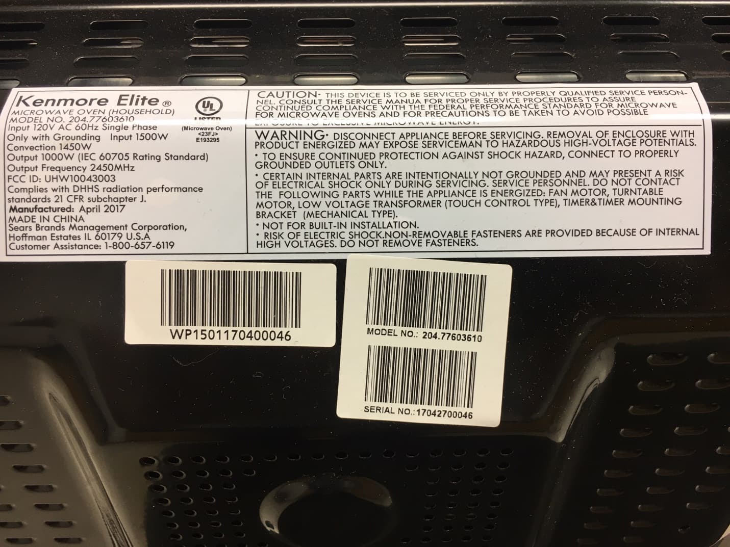 Kenmore Elite Microwave Ovens - Image 2