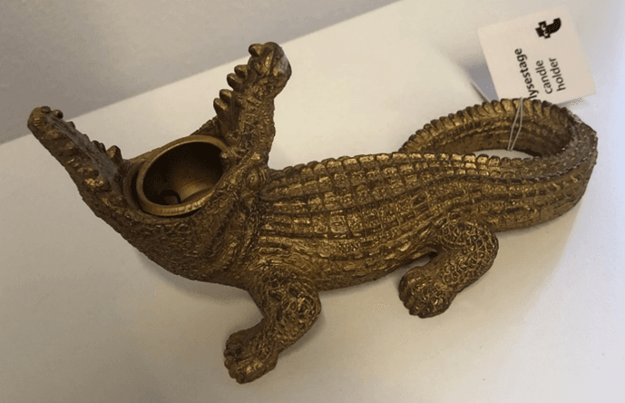 Crocodile candleholders - Image 1