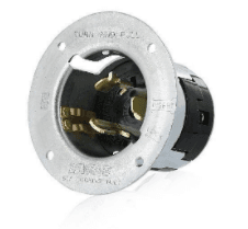 Leviton 50 ampere, non-NEMA electrical connectors, plugs, receptacles and inlets - Image 4