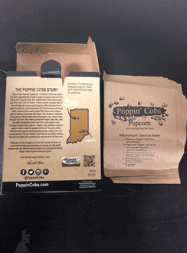 Poppin' Cobs 10 Pack Microwave Popcorn - Image 2