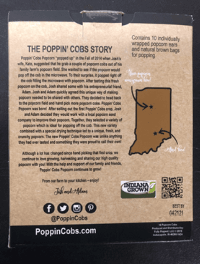 Poppin' Cobs 10 Pack Microwave Popcorn - Image 3