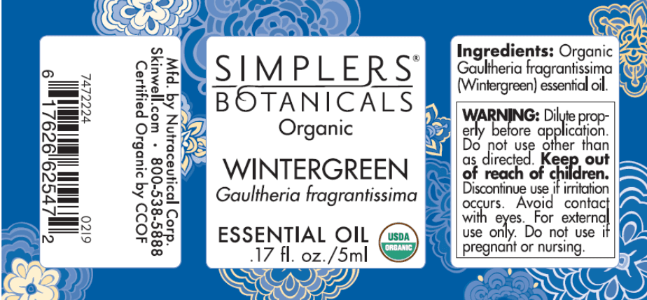 Simplers Botanicals Organic Wintergreen (Gaultheria Fragrantissiam) Essential Oil - Image 2