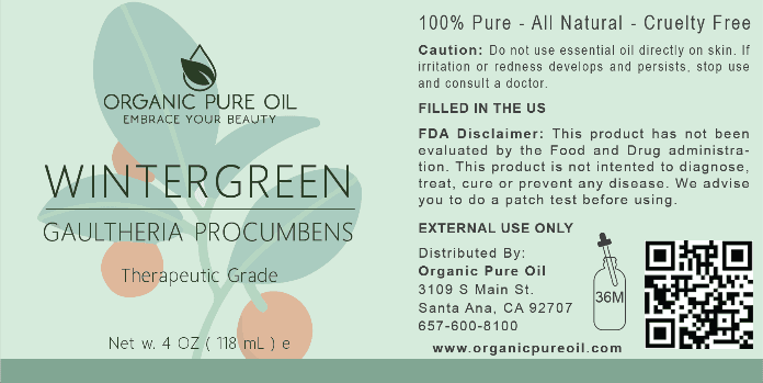 Organic Pure Oil Wintergreen Essential Oil - Image 2
