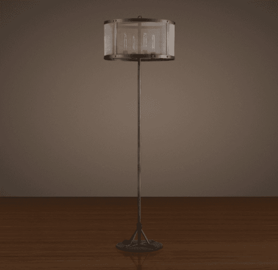 Riveted Mesh Floor Lamps - Image 1