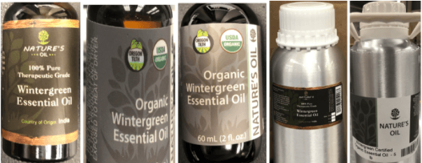Nature's Oil Wintergreen and Birch Essential Oils - Image 1
