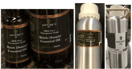 Nature's Oil Wintergreen and Birch Essential Oils - Image 2