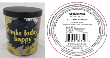 SONOMA Goods For Life branded three-wick candles - Image 14