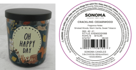SONOMA Goods For Life branded three-wick candles - Image 16