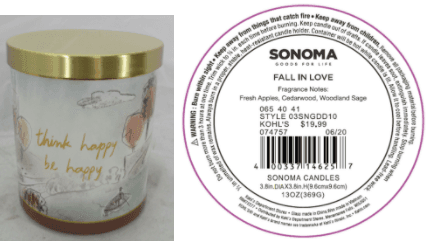 SONOMA Goods For Life branded three-wick candles - Image 17