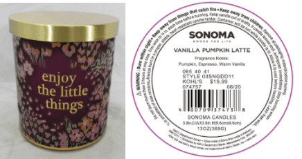 SONOMA Goods For Life branded three-wick candles - Image 18